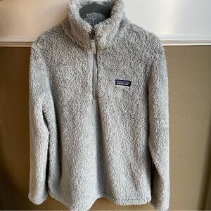 Patagonia Los Gatos Fleece 1/4-Zip Pullover in Salt Grey Size Small